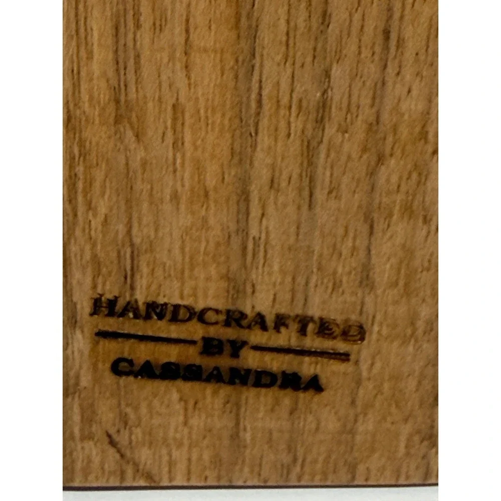 Handcrafted Harold Rabbit Class of 74 Wood Burned Live Edge Wall Plaque Art